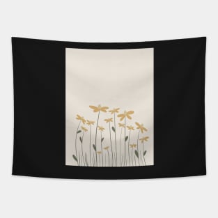 Marguerite Daisy Illustration - dainty flower drawing Tapestry