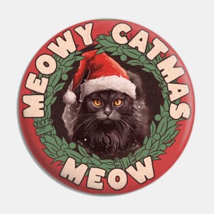 Meowy catmas - MEOW Pin