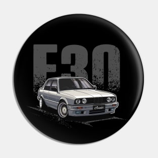 Classic E30 Gang (White) Pin