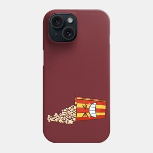 Funny popcorn falling Phone Case