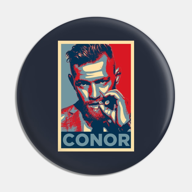 Conor McGregor Hope Poster Pin by MMAMerch