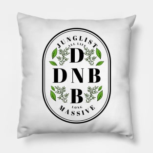 DNB - Junglist Massive Plant Life (black/green) Pillow