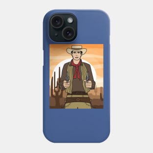 Retro Wild West Cowboys Rodeo Phone Case