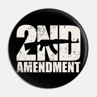 2nd Amendment - America Gun Rights Pin
