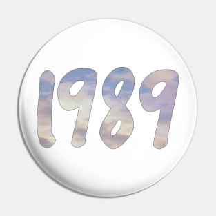 1989 Blue Sky Pin