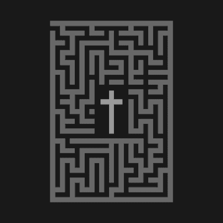 jesus cross maze T-Shirt