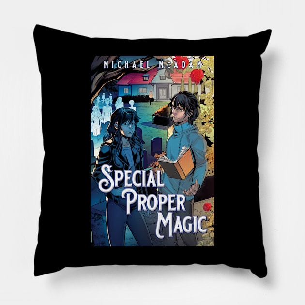 Special Proper Magic cover Pillow by Twogargs