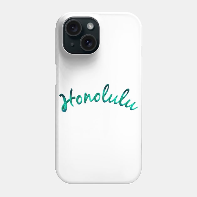 honolulu Phone Case by FromBerlinGift