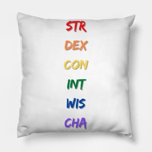 Ability Scores Pillow