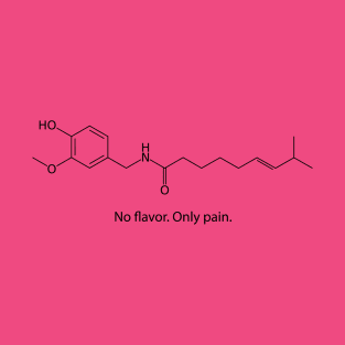 Capsaicin No flavor Only pain T-Shirt