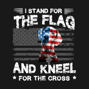 Great Danes Dog Stand For The Flag Kneel For Fallen T-Shirt