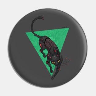 Cyborg Bombay Cat Pin