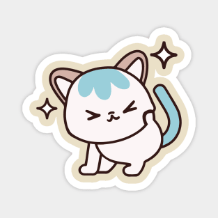 cute cat cartoon Magnet