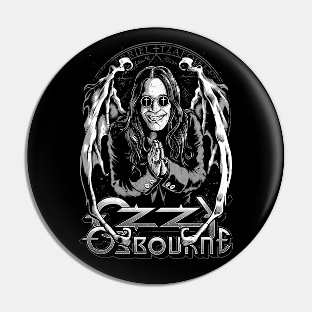 OZZY Pin by CosmicAngerDesign