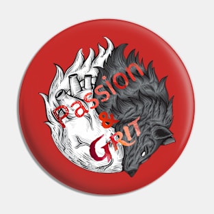 Passion and Grit (3) Pin