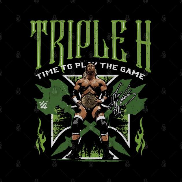 Triple H Time To Play The Game by MunMun_Design