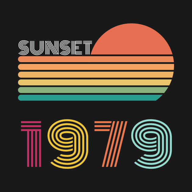 Sunset Retro Vintage 1979 by Happysphinx