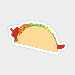 Spicy Taco Magnet