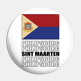 Flag of Sint Maarten Pin