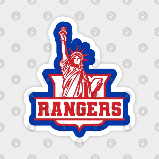 Rangers NY Magnet by Nagorniak