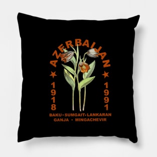 Azerbaijan Vintage Floral Pillow