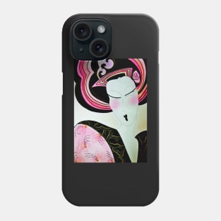 neon geisha Jacqueline Mcculloch Phone Case