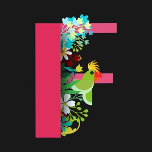 Tropical alphabet f T-Shirt