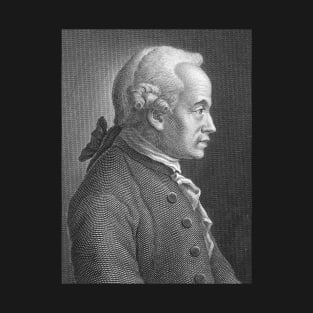 Antique Etching of Immanuel Kant, German Philosopher T-Shirt