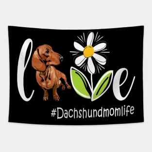 Dachshund Mothers Day 2021-Dachshund mom life Funny Mom Dog Tapestry