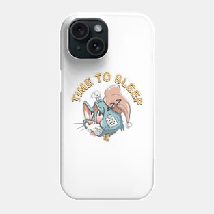 Cat Cartoons - Time to sleep Phone Case