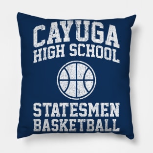 Cayuga High School Statesmen Basketball - Vast of Night Pillow