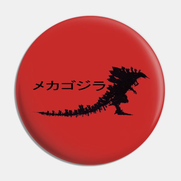 Mechagodzilla Pin by Bajingseng