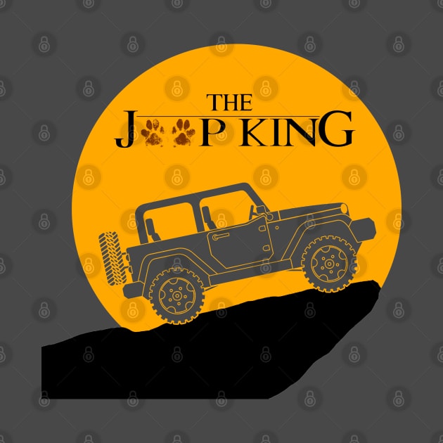 The Jeep King Wrangler T-Shirt by ParkersGear