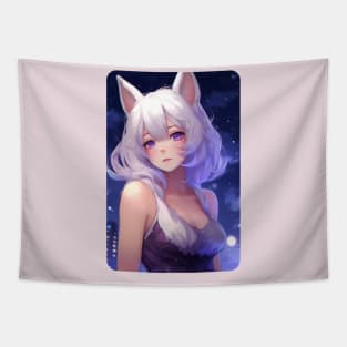 Bunny Floral Harmony Tapestry