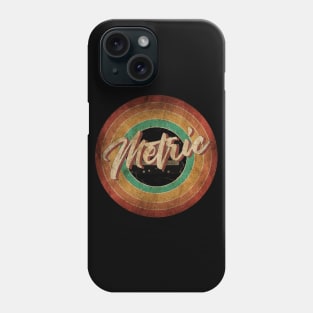 Metric Vintage Circle Art Phone Case