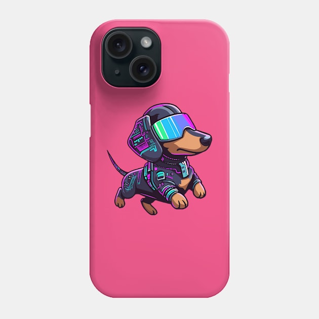 The dachshund of the future Phone Case by BarkandStick