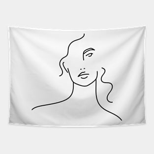 Minimalist Illustration Tapestry