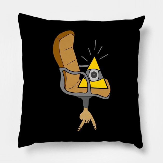 Chairman Pillow by GOTGOODGRAPHIC