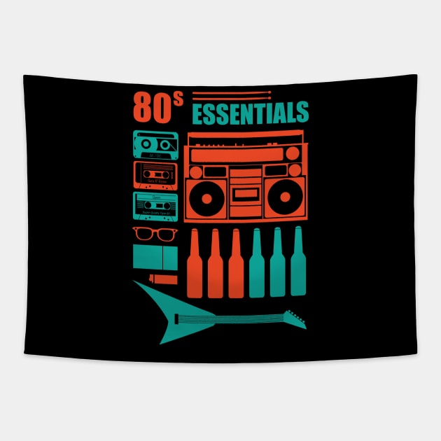 80s Essentials Tapestry by karadoc