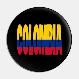 Columbia flag stencil Pin