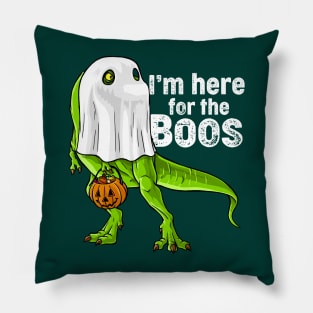 Halloween T Rex Dinosaur Ghost Costume Boo Pillow