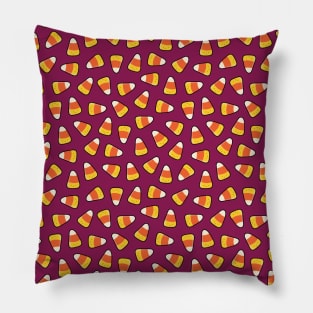 Kawaii Candy Corn Halloween Pillow