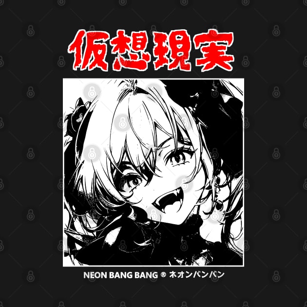 Gothic Punk Grunge Alternative Dark Anime Manga Goth Girl Japanese Streetwear Style by Neon Bang Bang