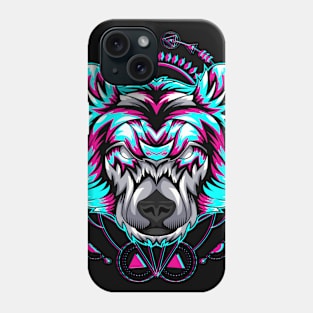 bear glitch Phone Case