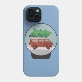 All Ready for a Christmas Trip Snowglobe Phone Case