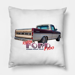 1969 Ford F100 Ranger Pickup Truck Pillow