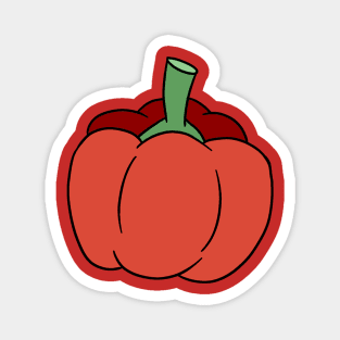 Red Bell Pepper Magnet