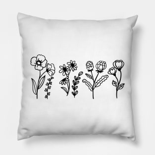 Wildflowers Pillow