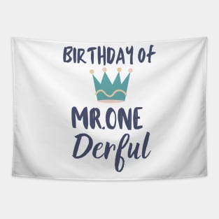 Birthday of Mr.One Derful Tapestry