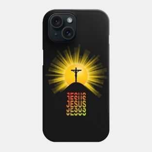 Jesus Christ, Sun of God Phone Case